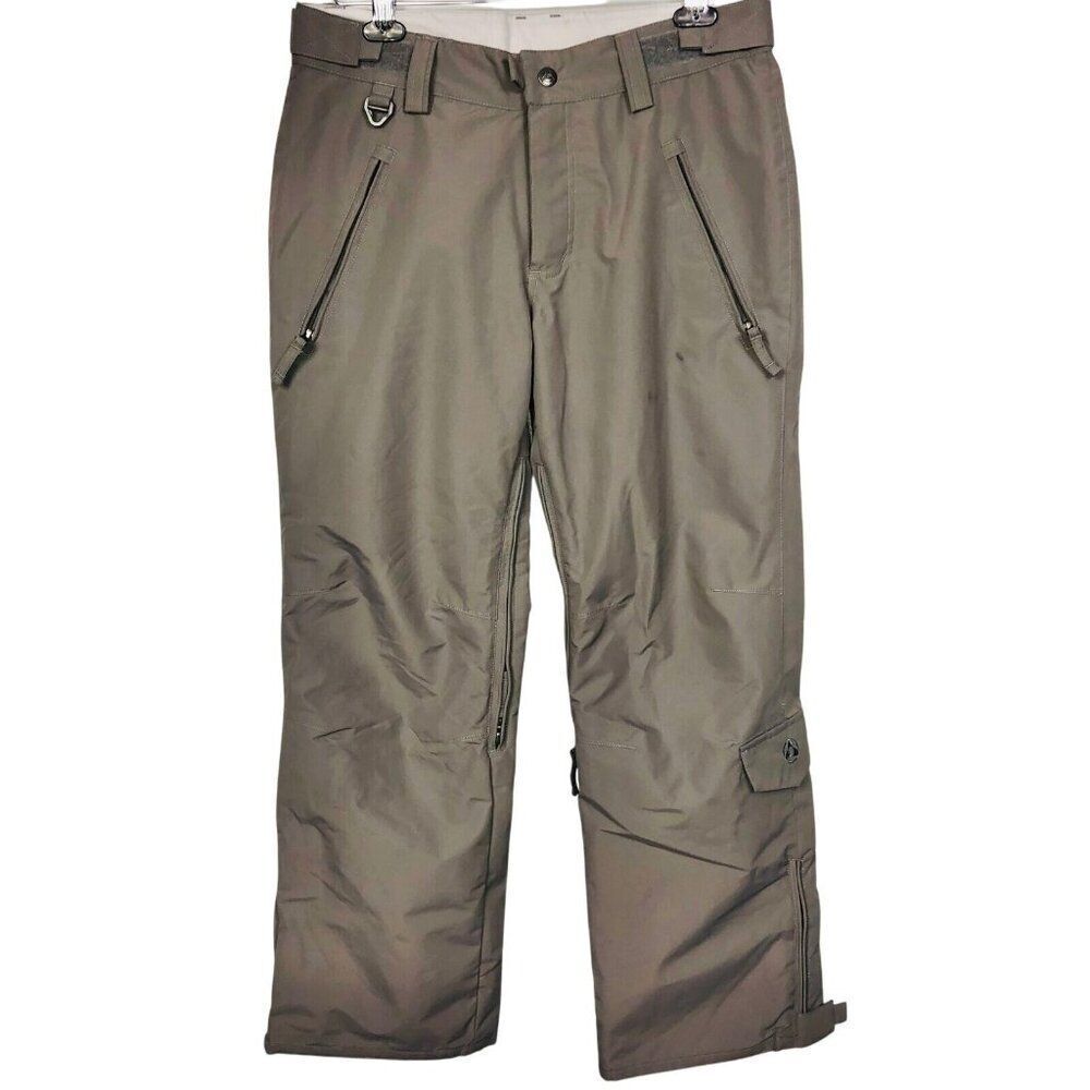 Turbine Womens Small Snow Pants Dark Gray Lined Waterproof